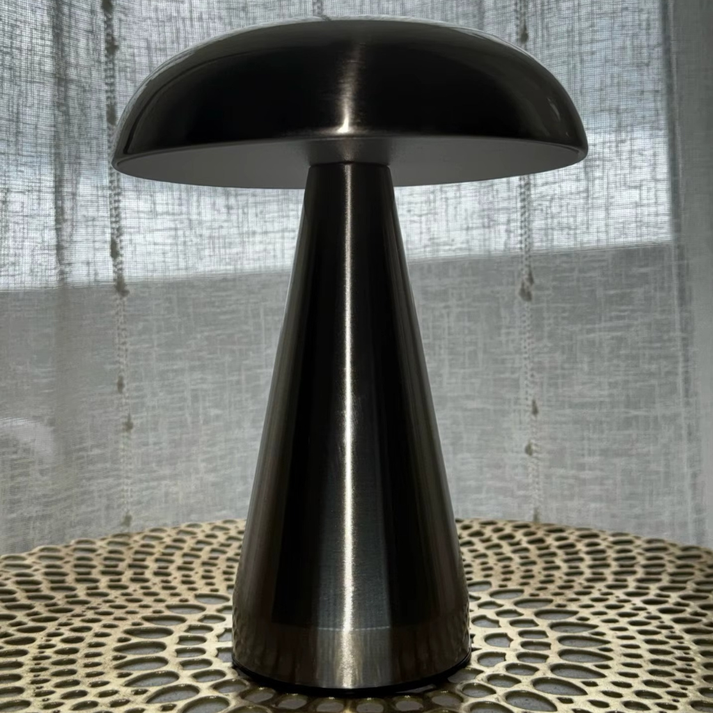 The Retrova Mushroom Table LED Touch Lamp