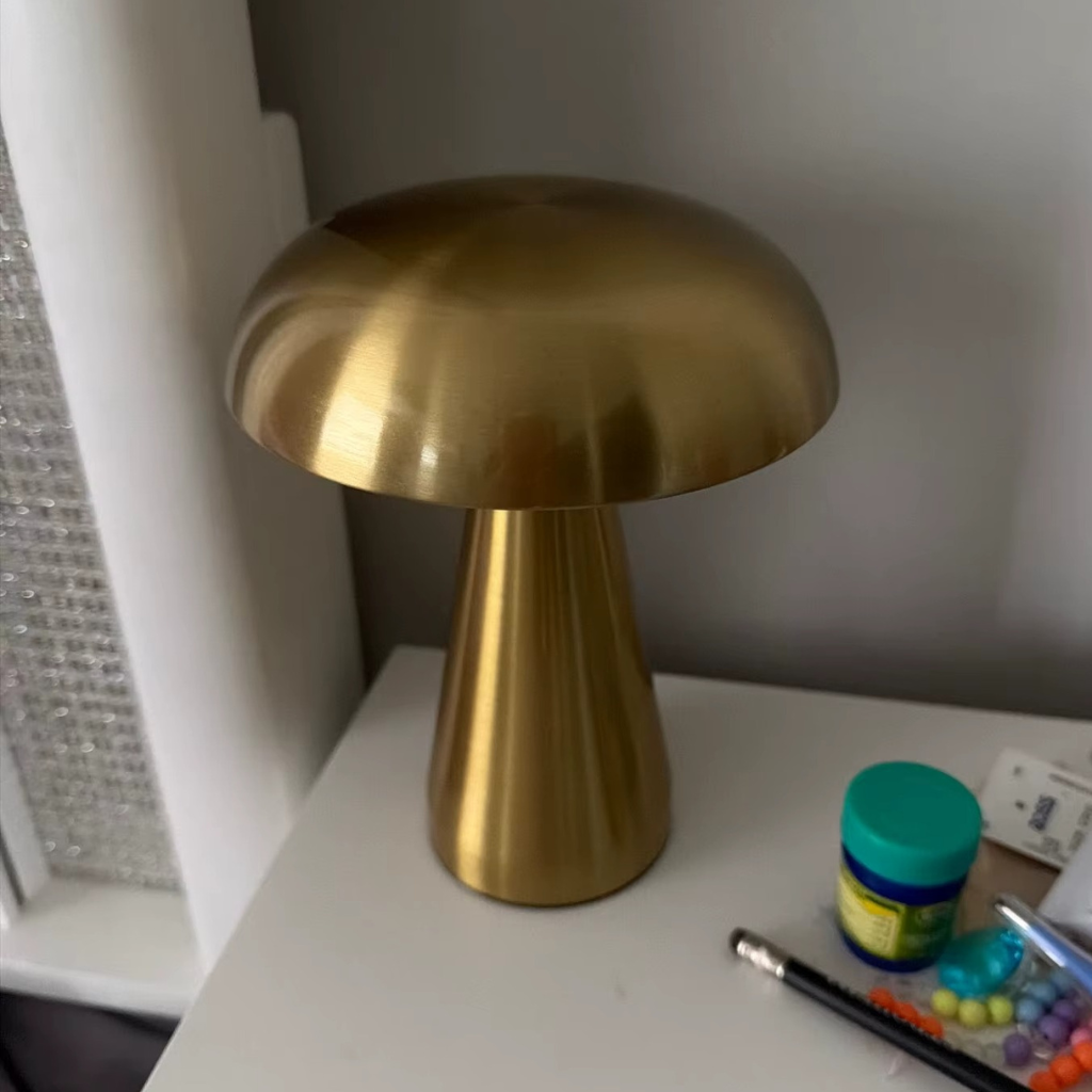 The Retrova Mushroom Table LED Touch Lamp