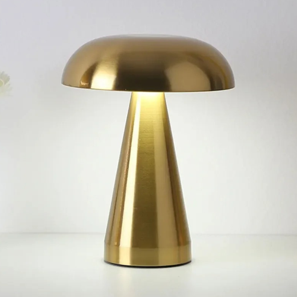 The Retrova Mushroom Table LED Touch Lamp