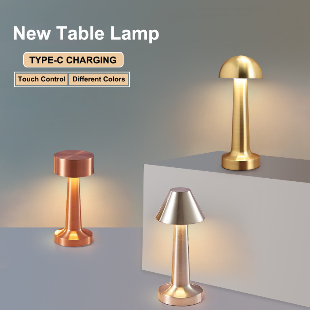The Retrovia LED Rechargeable Table Lamp