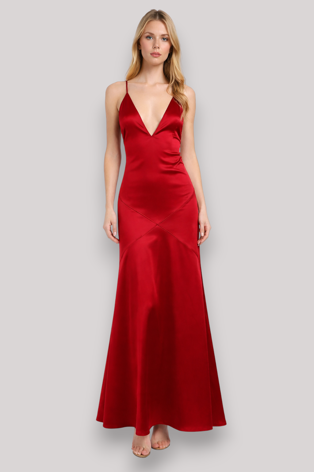 The Rosalinde Women's Satin Party Dress