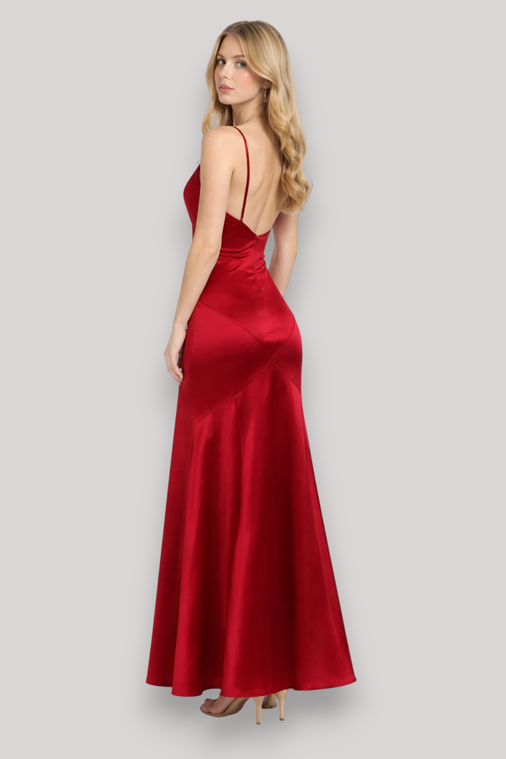 The Rosalinde Women's Satin Party Dress