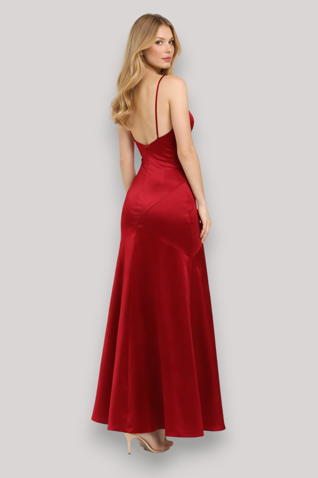The Rosalinde Women's Satin Party Dress