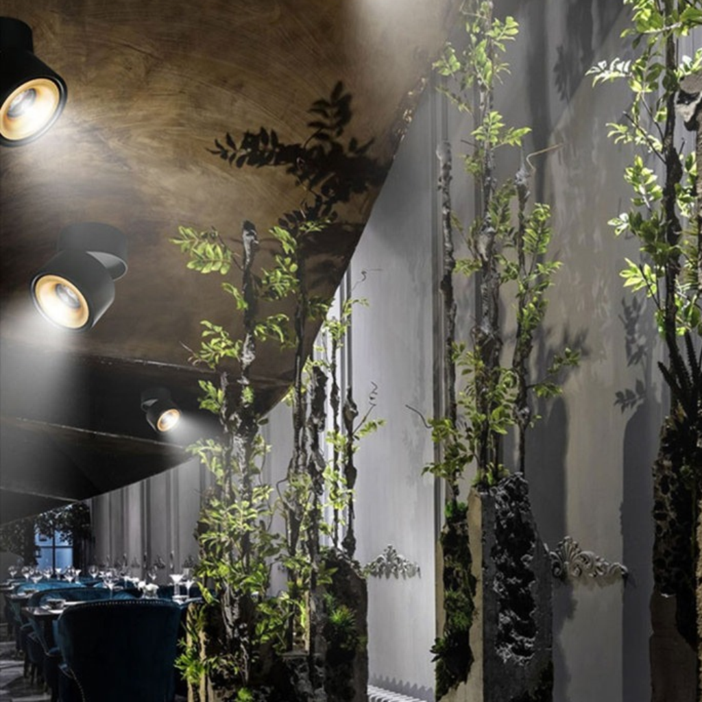 The Rovelle Rotating LED Downlight Dimmable Ceiling Light