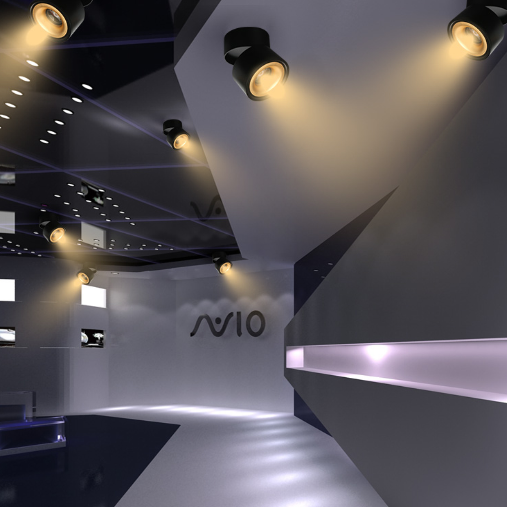 The Rovelle Rotating LED Downlight Dimmable Ceiling Light