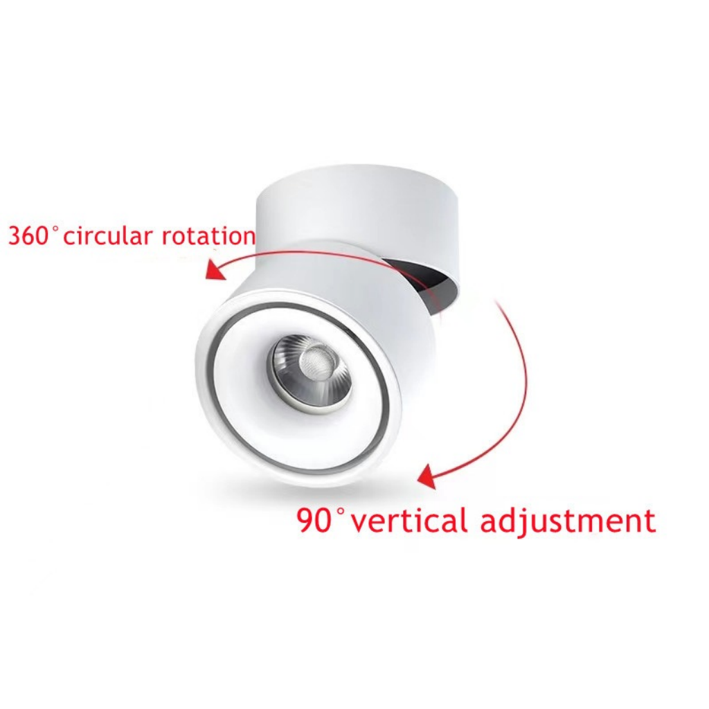 The Rovelle Rotating LED Downlight Dimmable Ceiling Light