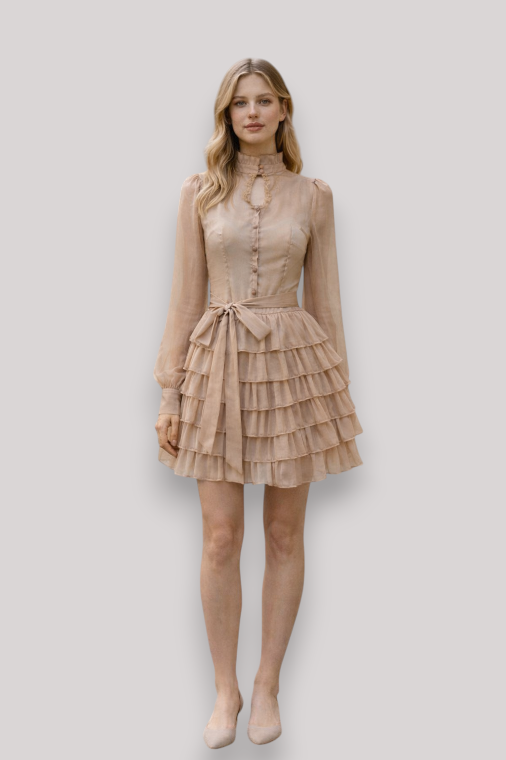 The Sabrina Women's Bow Tie Mini Dress