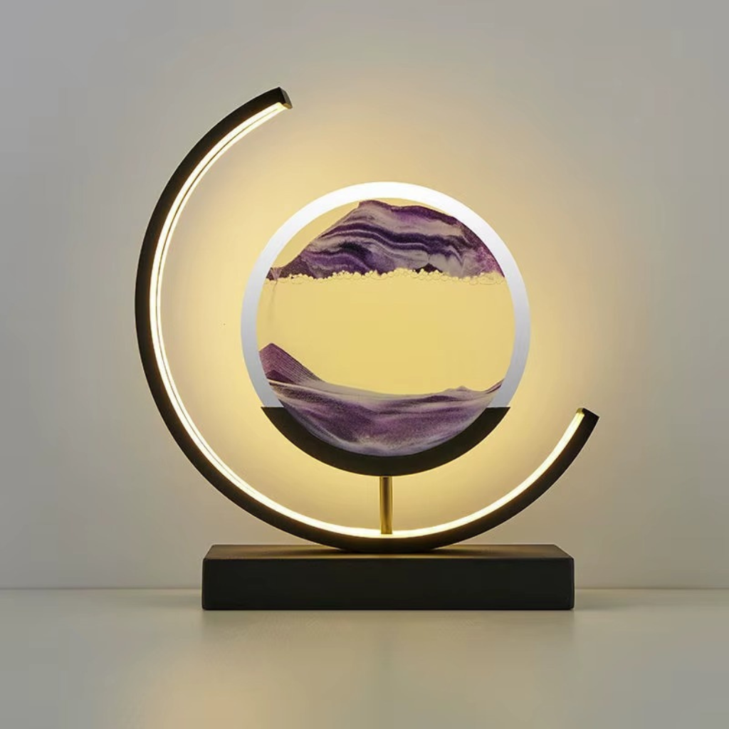 The Sandora Quicksand Art LED Table Lamp