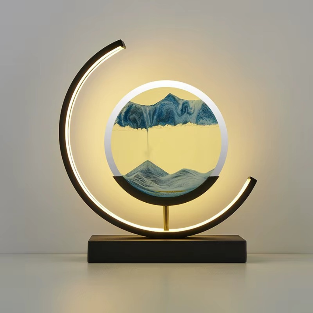 The Sandora Quicksand Art LED Table Lamp