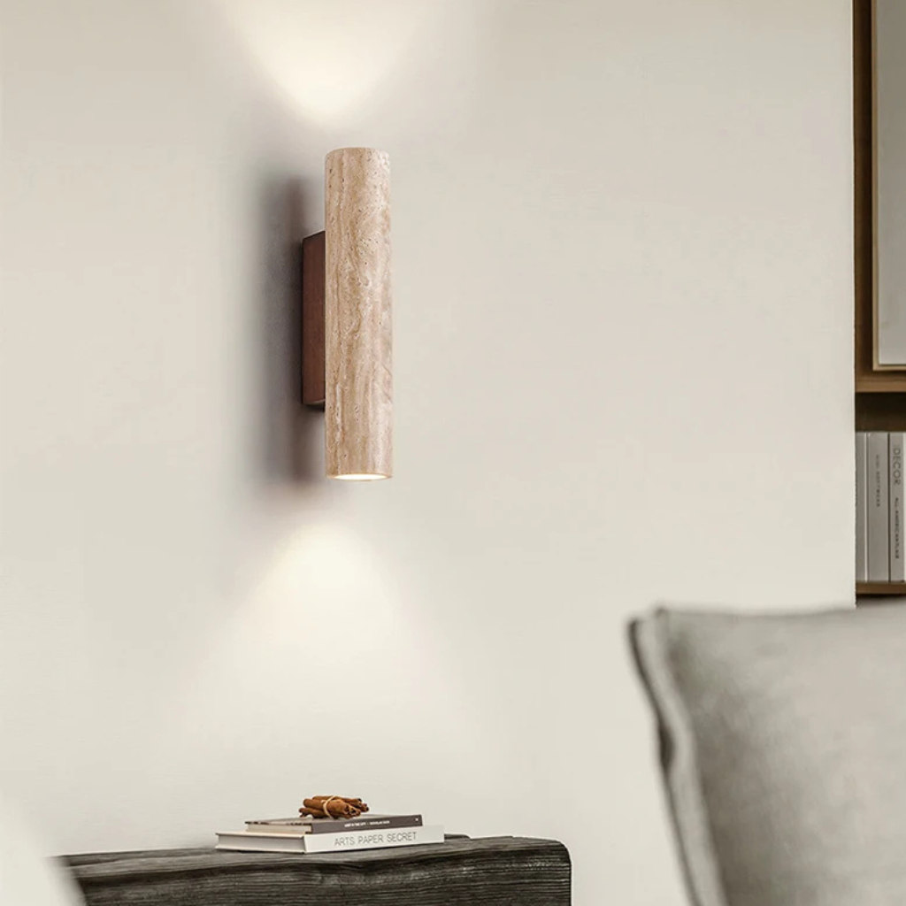 The Satorune Wabi Sabi Marble LED Wall Light