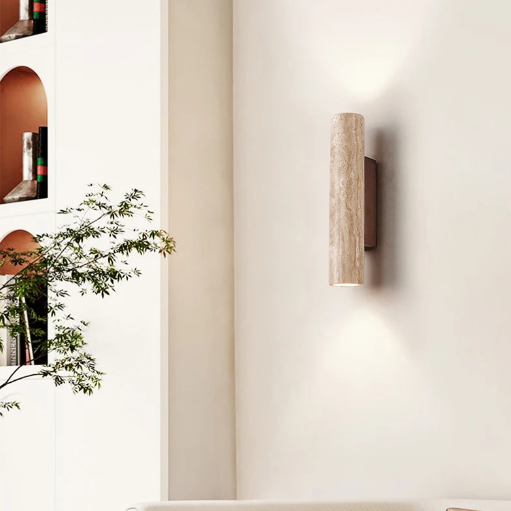 The Satorune Wabi Sabi Marble LED Wall Light
