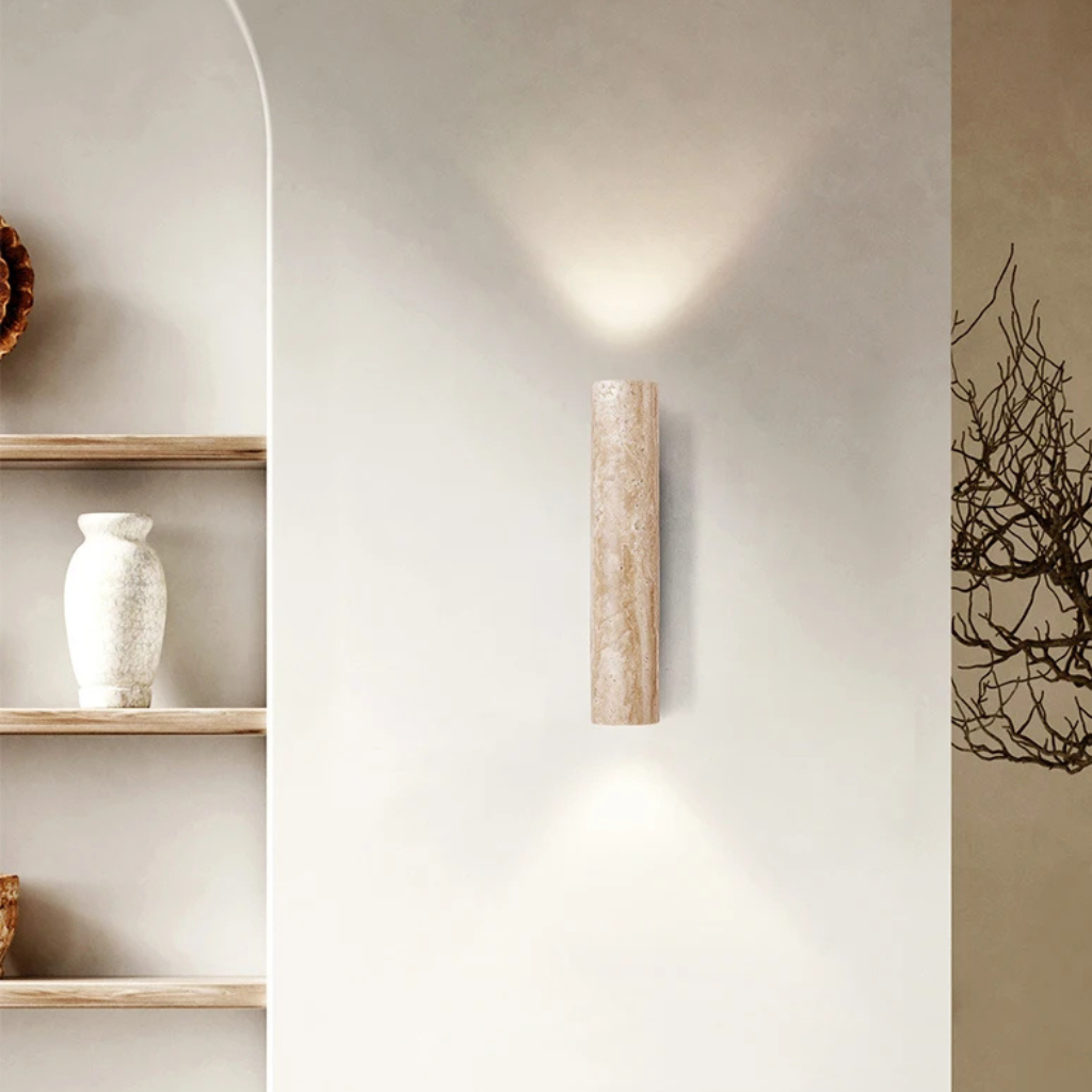The Satorune Wabi Sabi Marble LED Wall Light