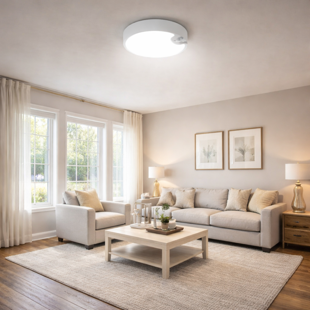 The Sensra Motion Sensor LED Ceiling Light