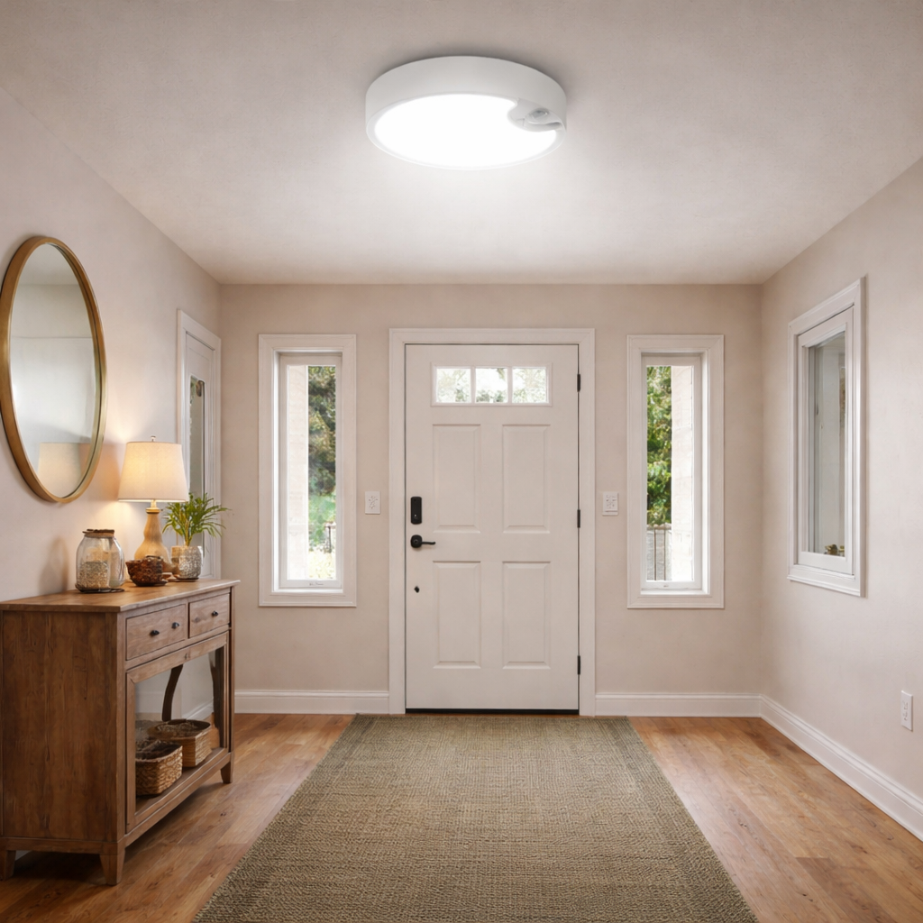 The Sensra Motion Sensor LED Ceiling Light