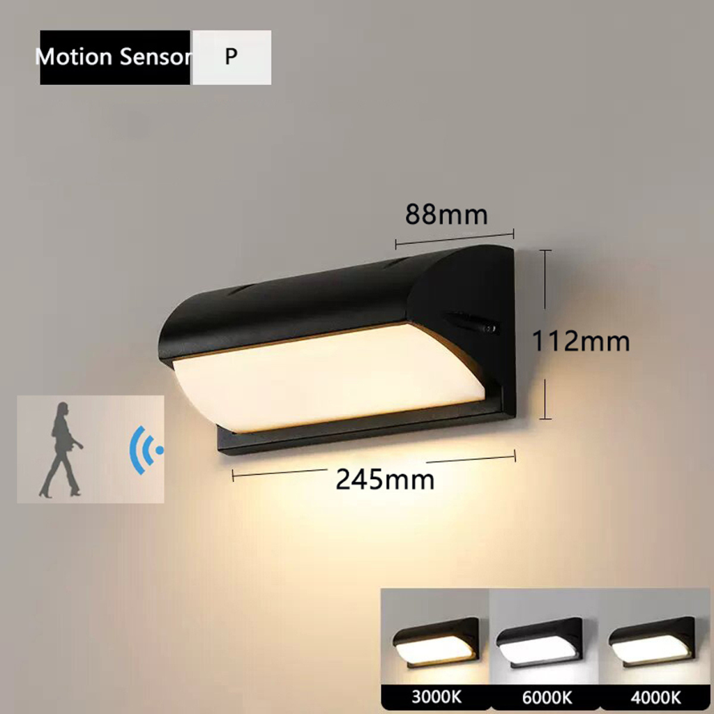 The Sentra Motion Sensor LED Outdoor Wall Light