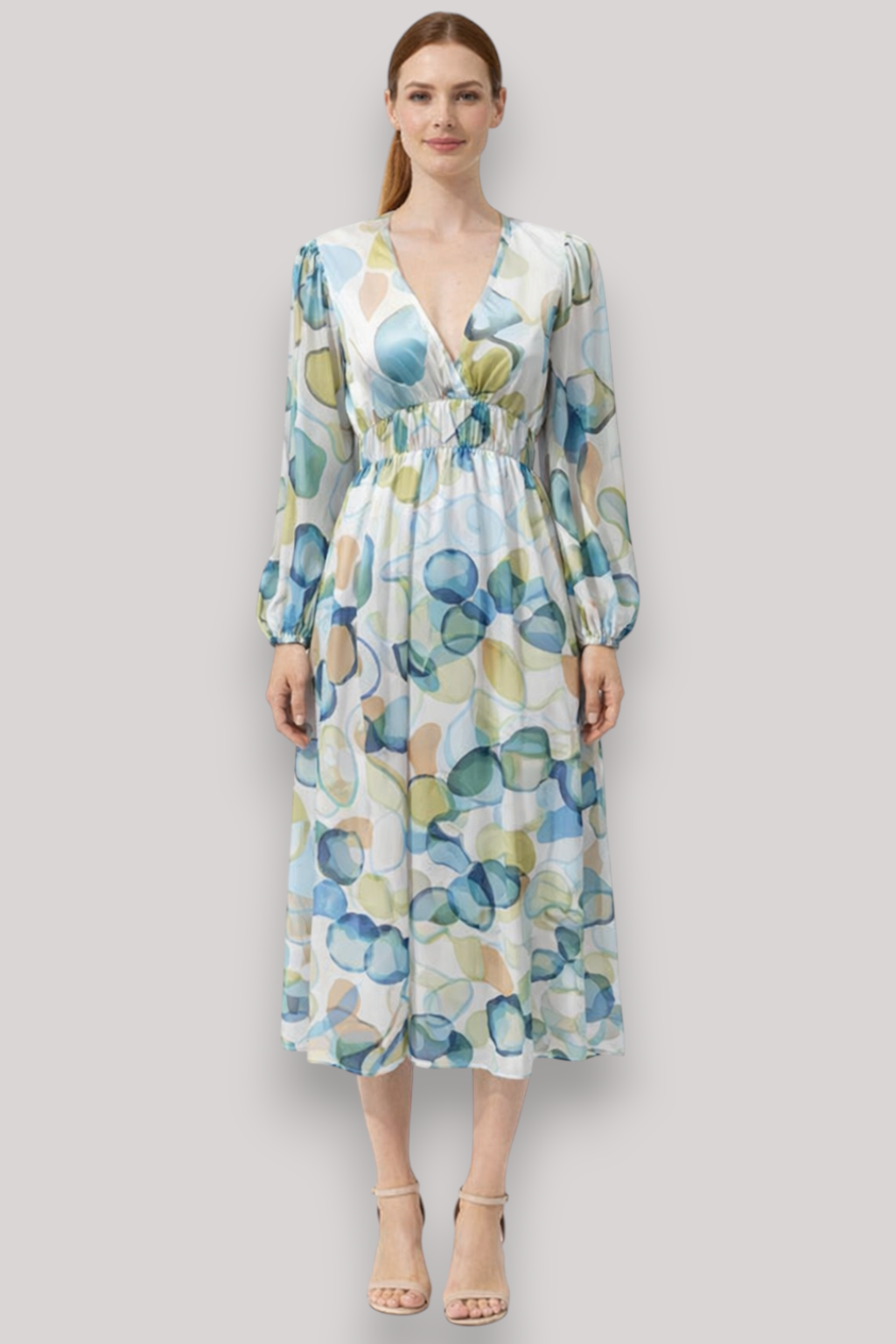 The Bohemian Women's Deep V Maxi Dress