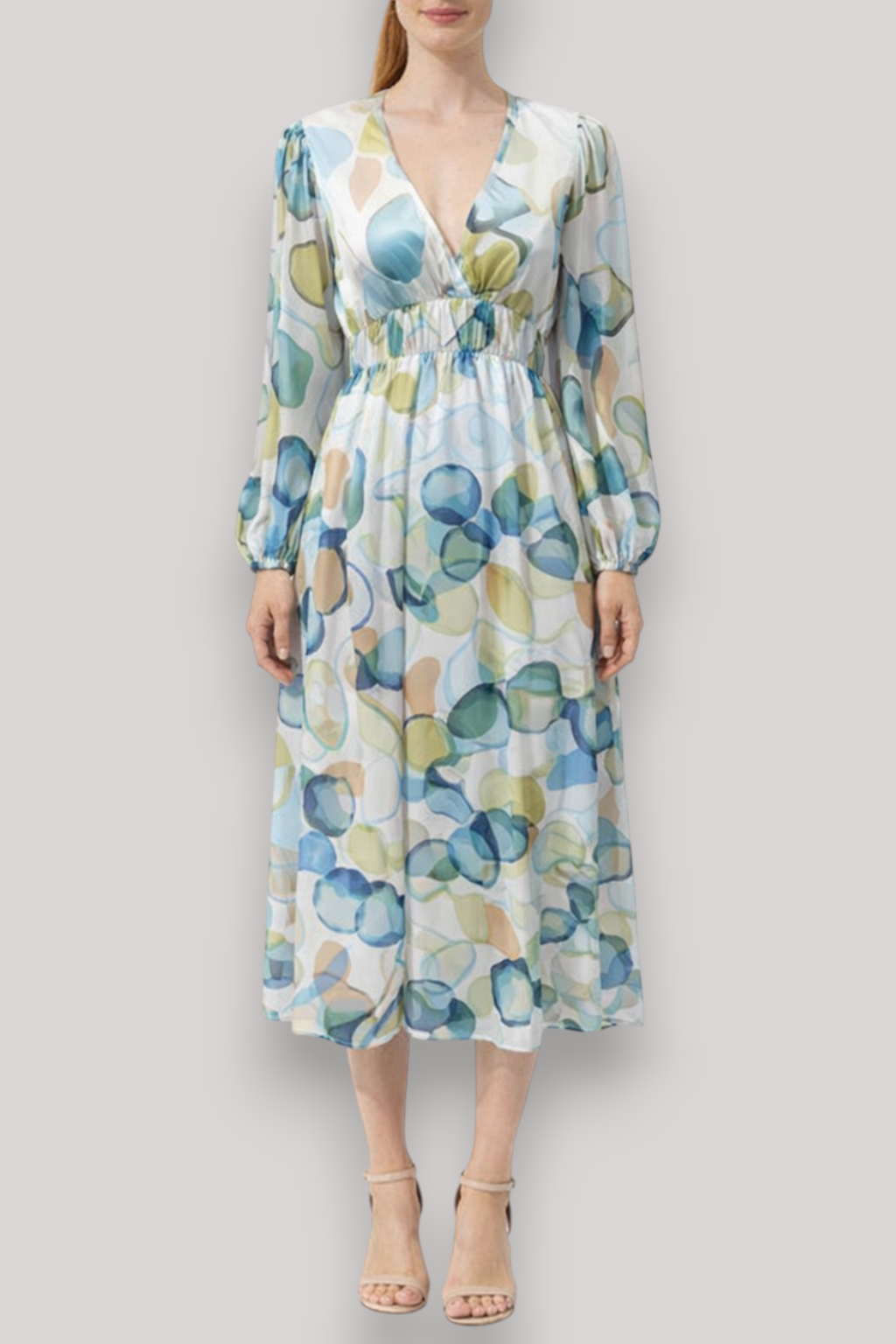 The Bohemian Women's Deep V Maxi Dress