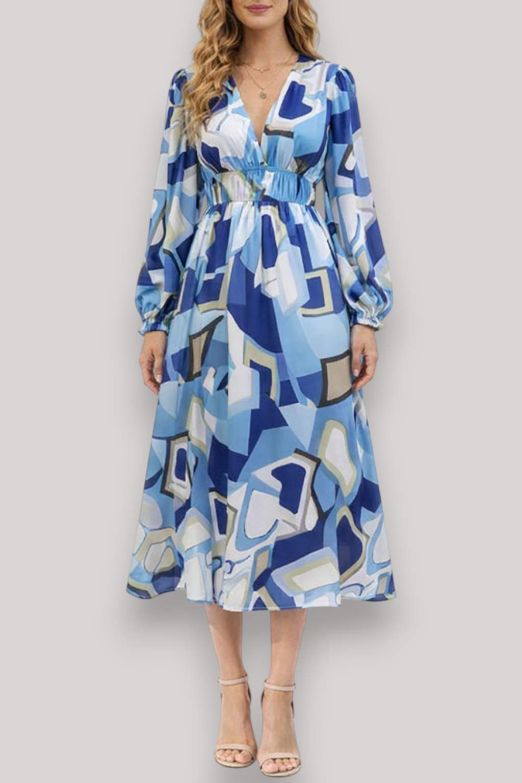 The Bohemian Women's Deep V Maxi Dress