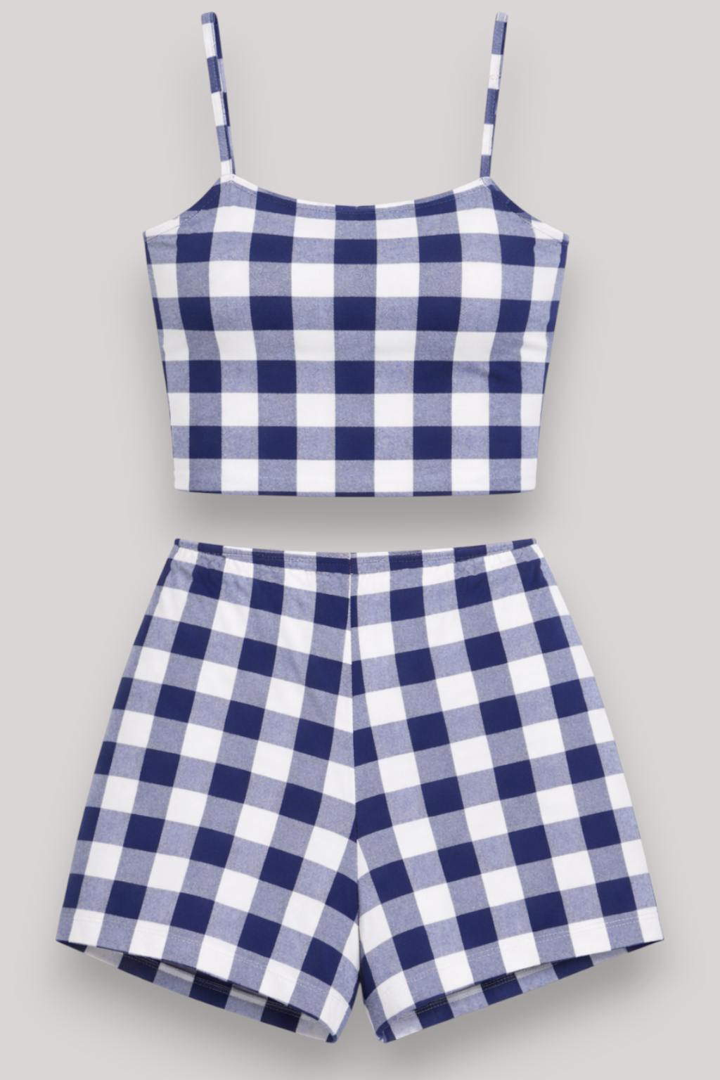 The Seraphine Knit Two Piece Set Crop Top And High Waist Shorts Summerwear