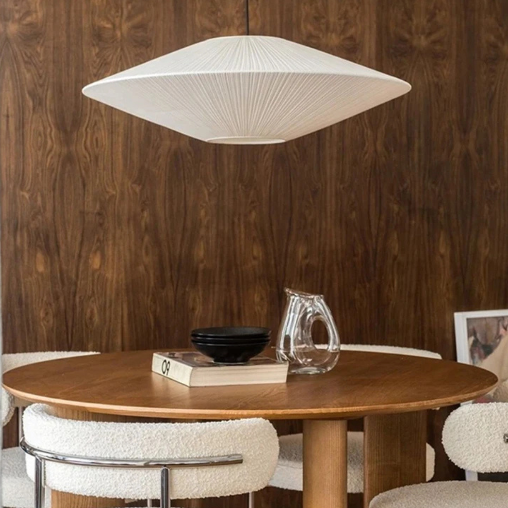 The Shirova Japanese Fabric Pendant Light