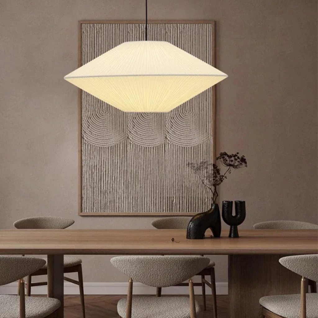 The Shirova Japanese Fabric Pendant Light