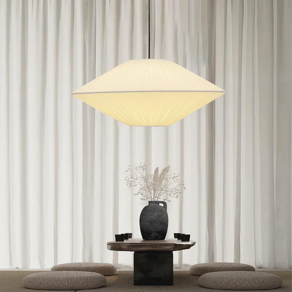 The Shirova Japanese Fabric Pendant Light