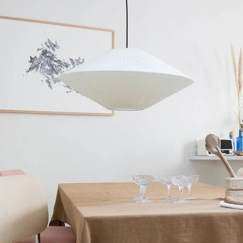 The Shirova Japanese Fabric Pendant Light