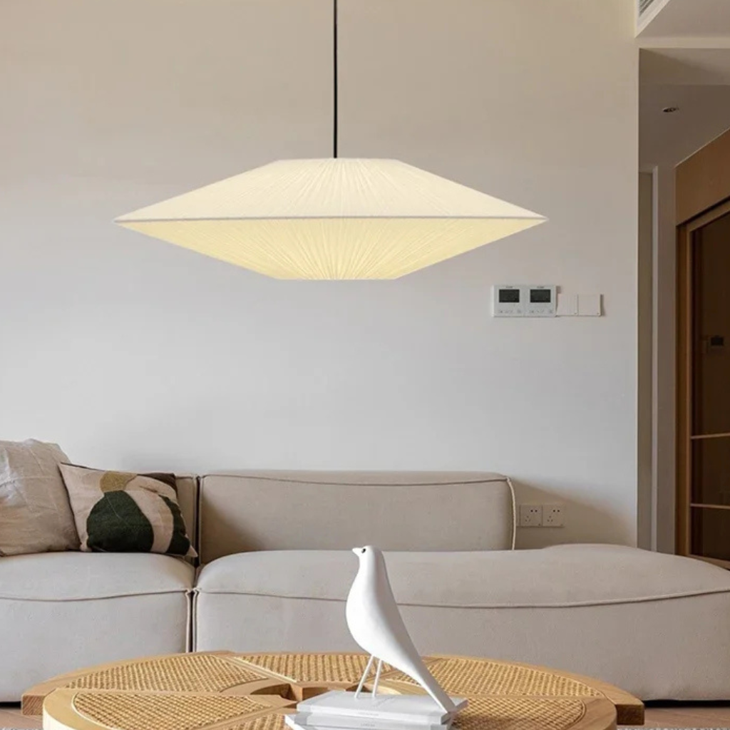 The Shirova Japanese Fabric Pendant Light