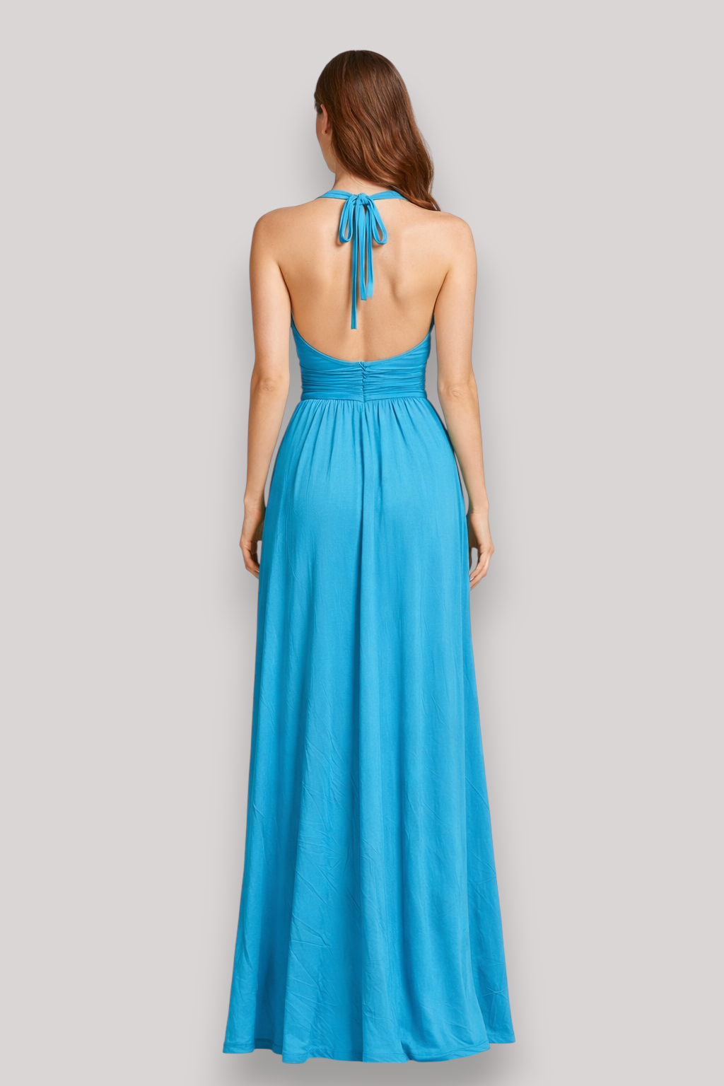 The Simone Women's Bandeau Wrap Midi Dress