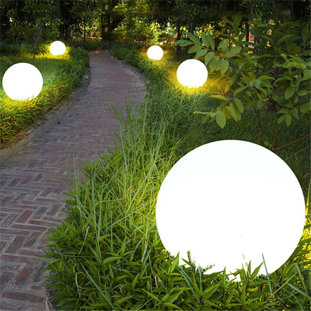 The Solara Solar Waterproof RGB Globe Light