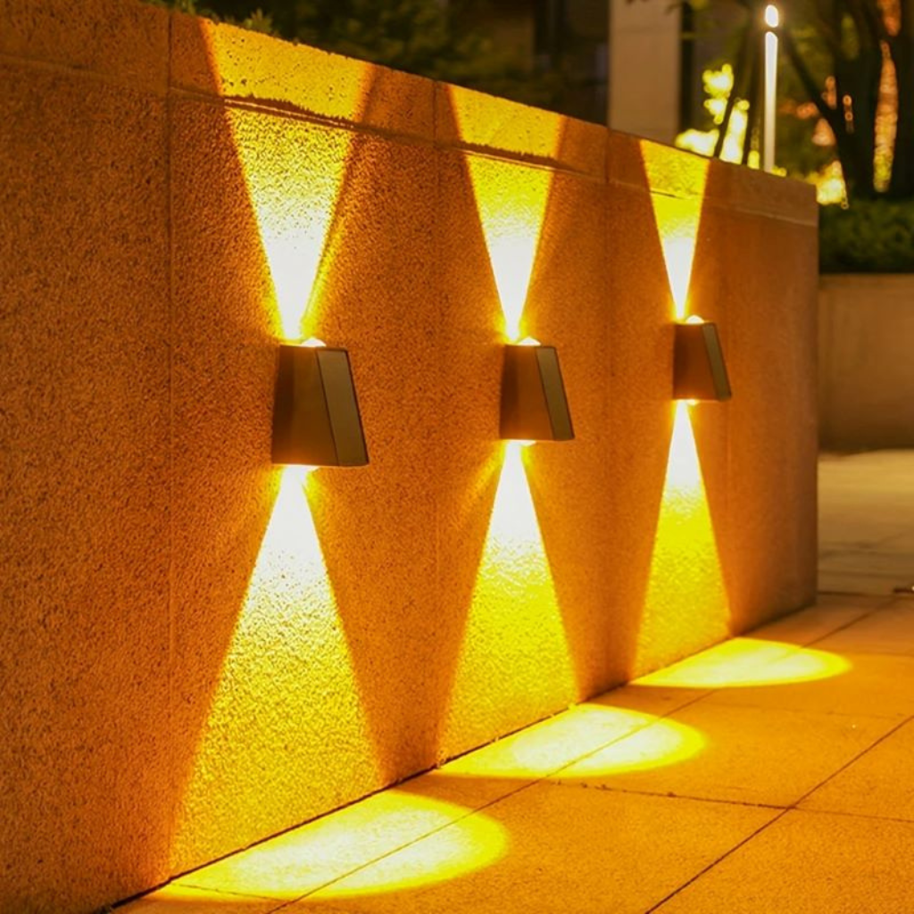 The Solaras Waterproof Solar Wall Light
