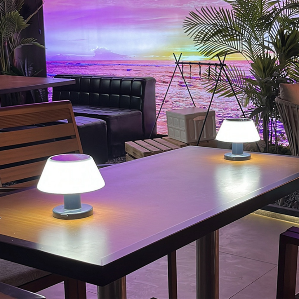 The Solora Waterproof Solar Table Lamp