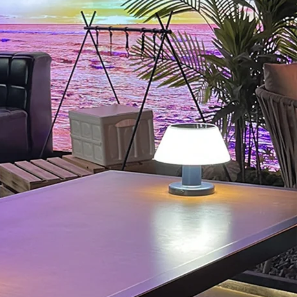 The Solora Waterproof Solar Table Lamp