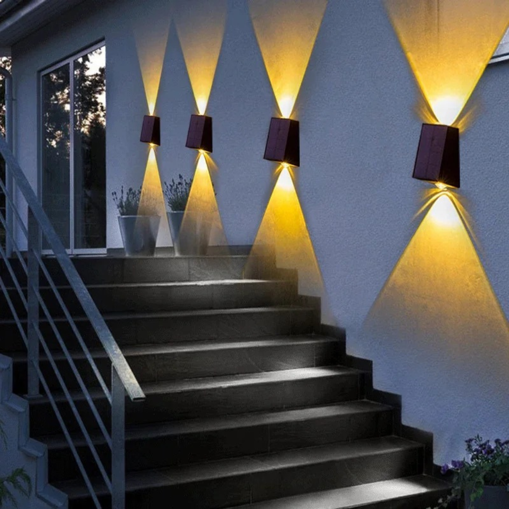 The Solara Waterproof Solar Wall Light