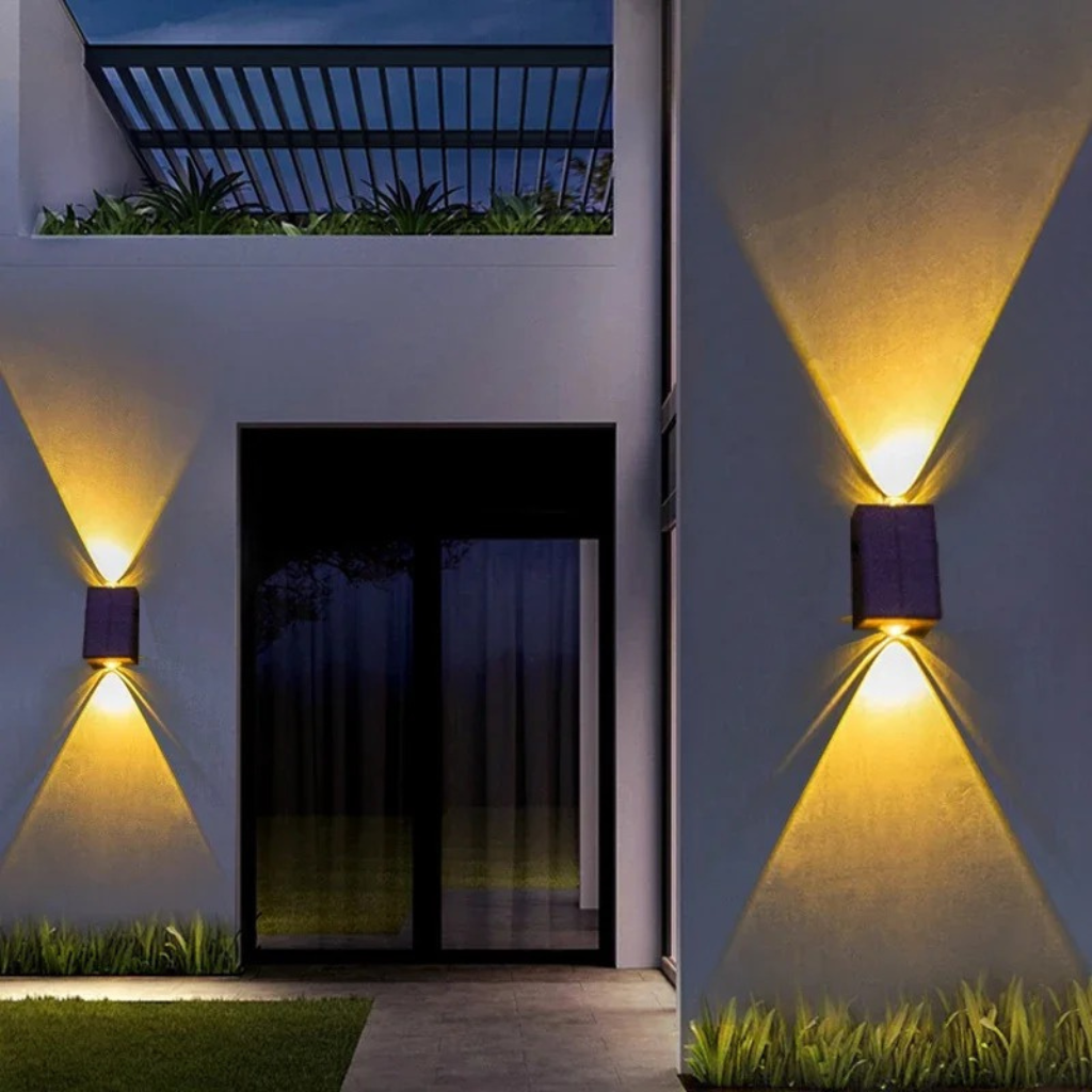 The Solara Waterproof Solar Wall Light