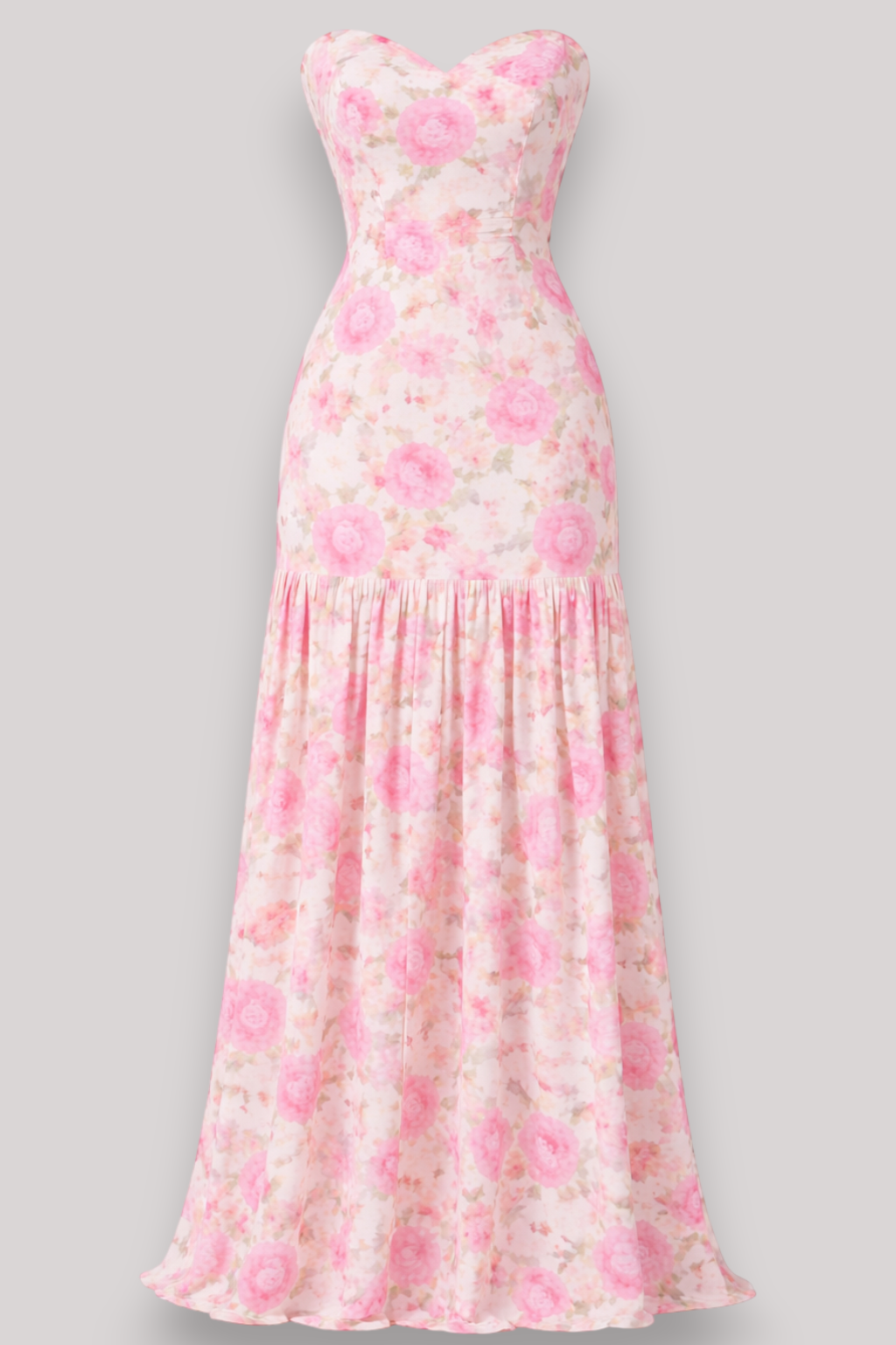 The Solenne Off Shoulder Boho Floral Maxi Dress Open Back Summer Wedding Party Style