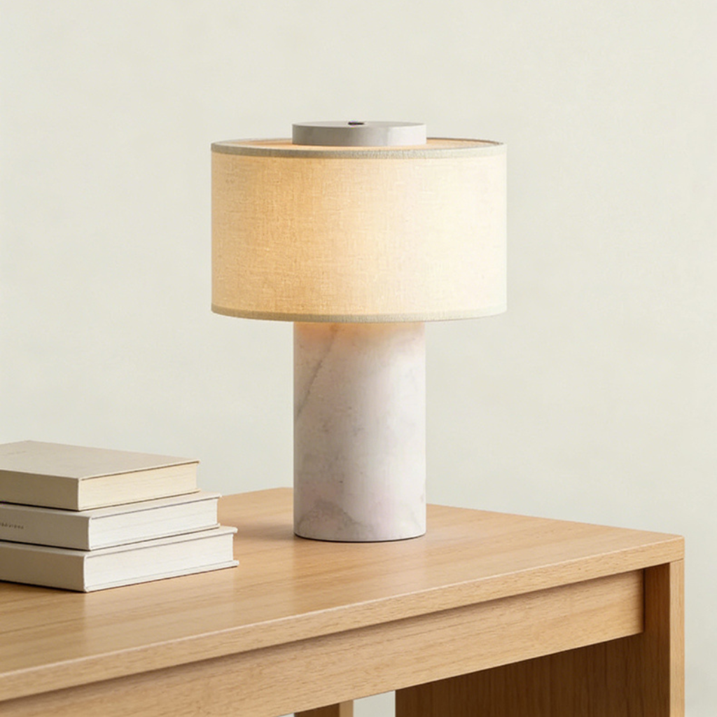 The Solmara Stone USB LED Table Lamp