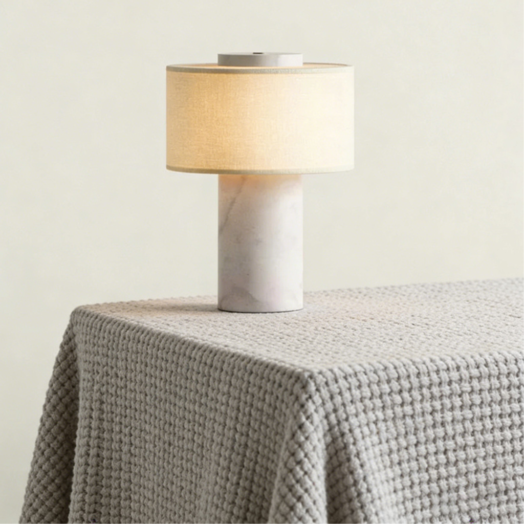 The Solmara Stone USB LED Table Lamp