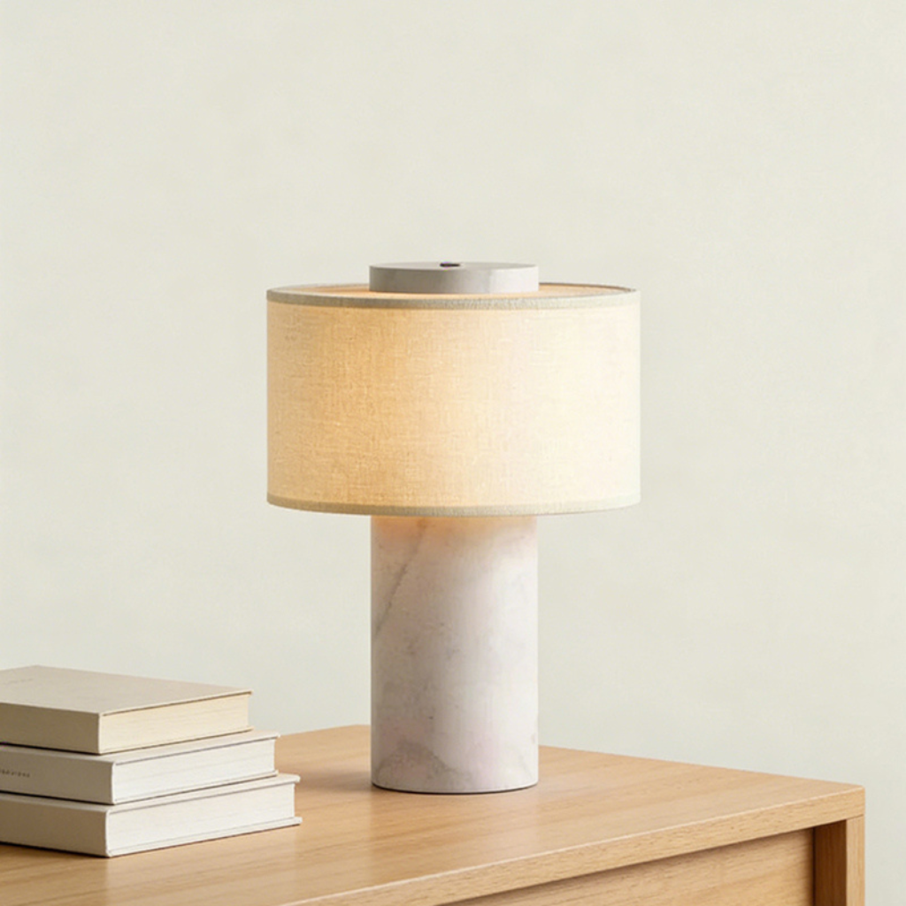 The Solmara Stone USB LED Table Lamp
