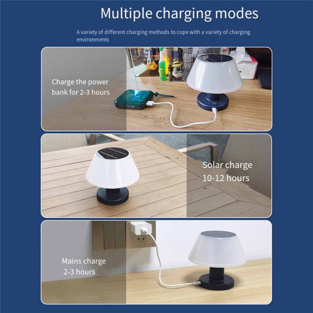 The Solvane Dimmable Solar Table Lamp
