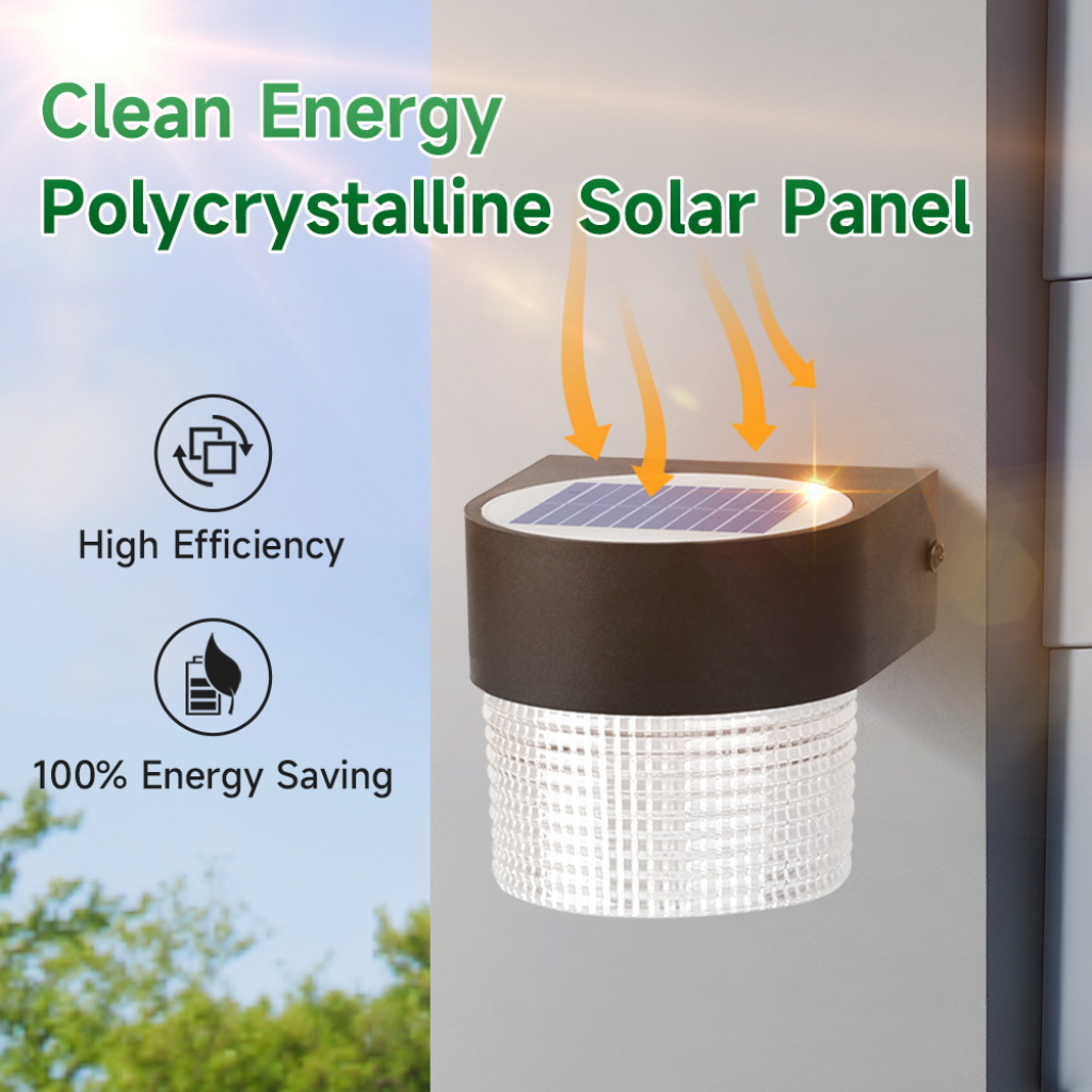 The Solvella Waterproof Solar Wall Light