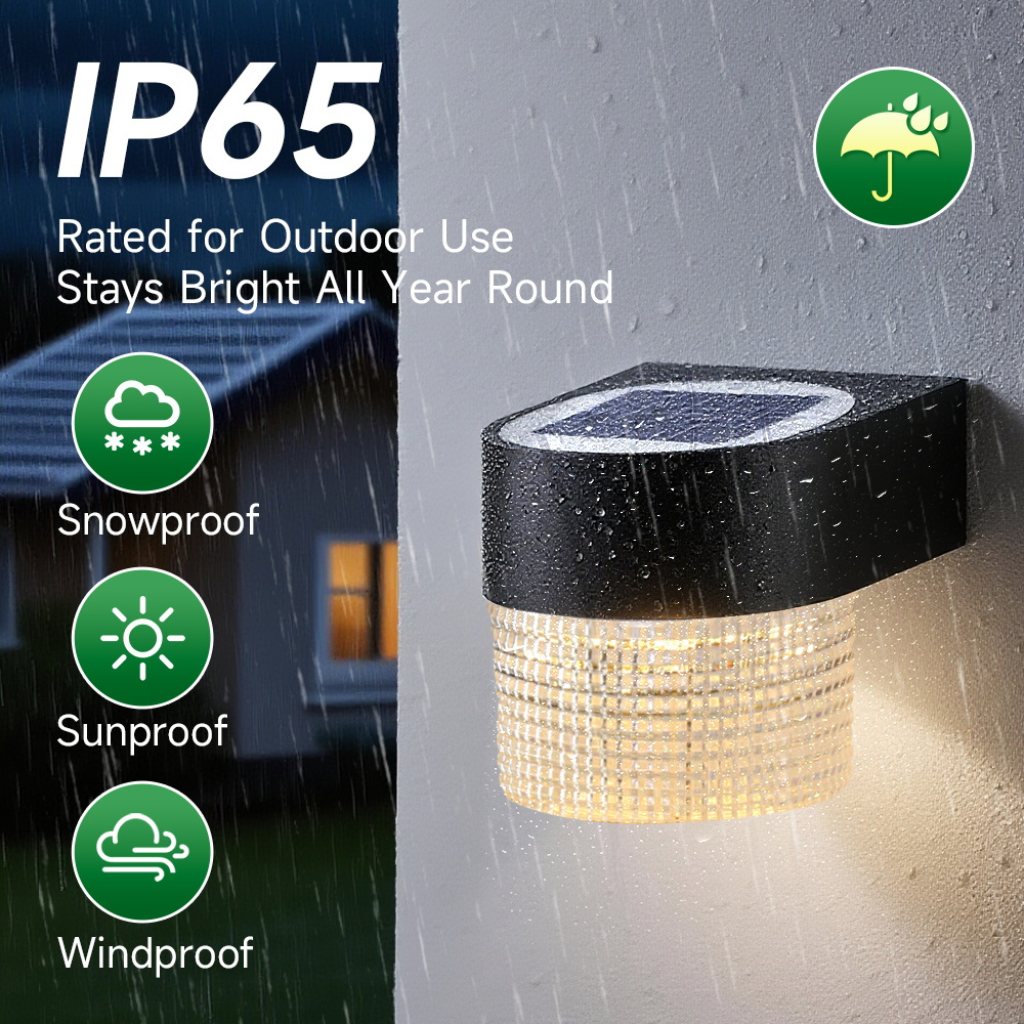 The Solvella Waterproof Solar Wall Light