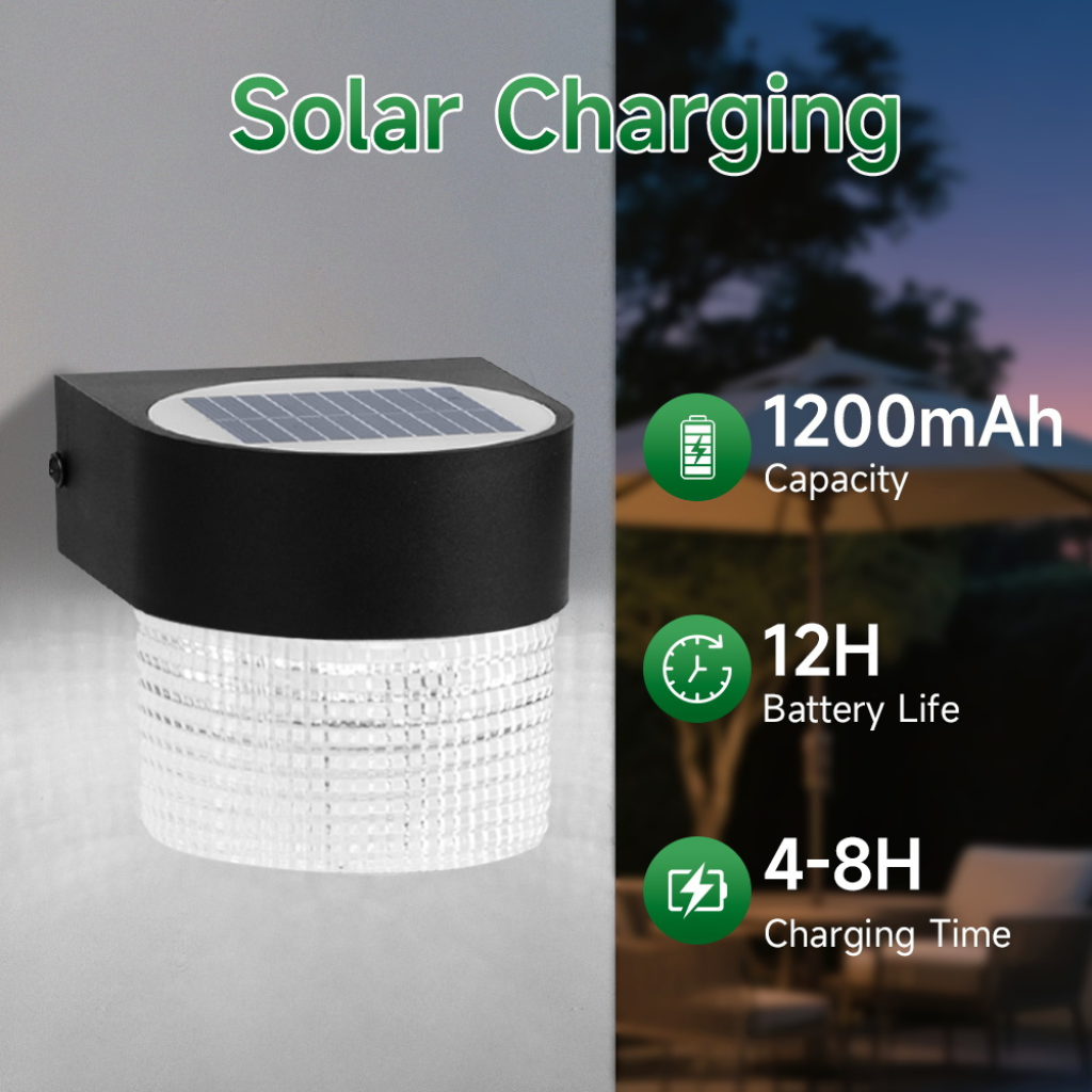 The Solvella Waterproof Solar Wall Light