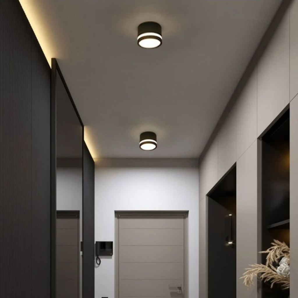The Solvire Round LED Dimmable Down Ceiling Light