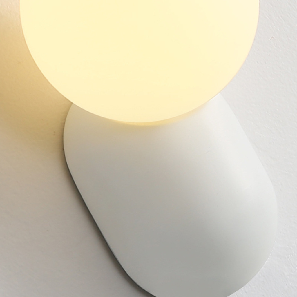 The Solvix LED Glass Ball Wall Light