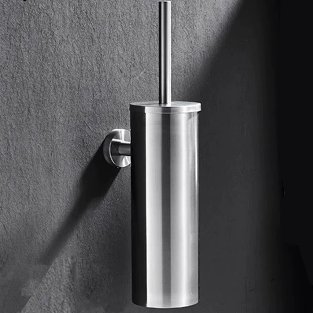 The Steelix Stainless Steel Toilet Brush Bathroom Set