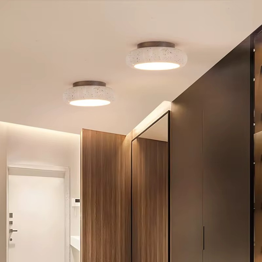 The Stonix Stone Round LED Ceiling Light