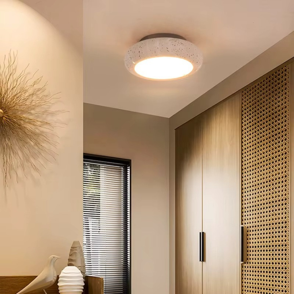 The Stonix Stone Round LED Ceiling Light