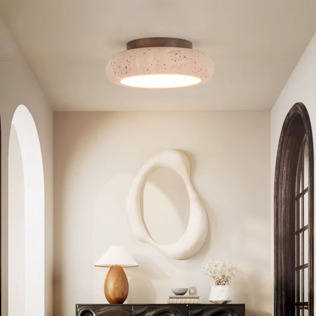 The Stonix Stone Round LED Ceiling Light