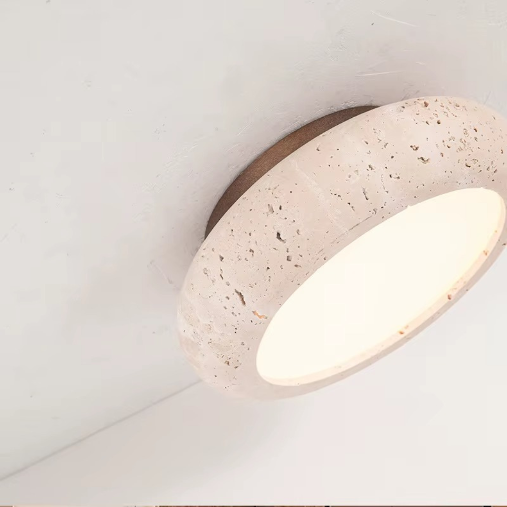 The Stonix Stone Round LED Ceiling Light